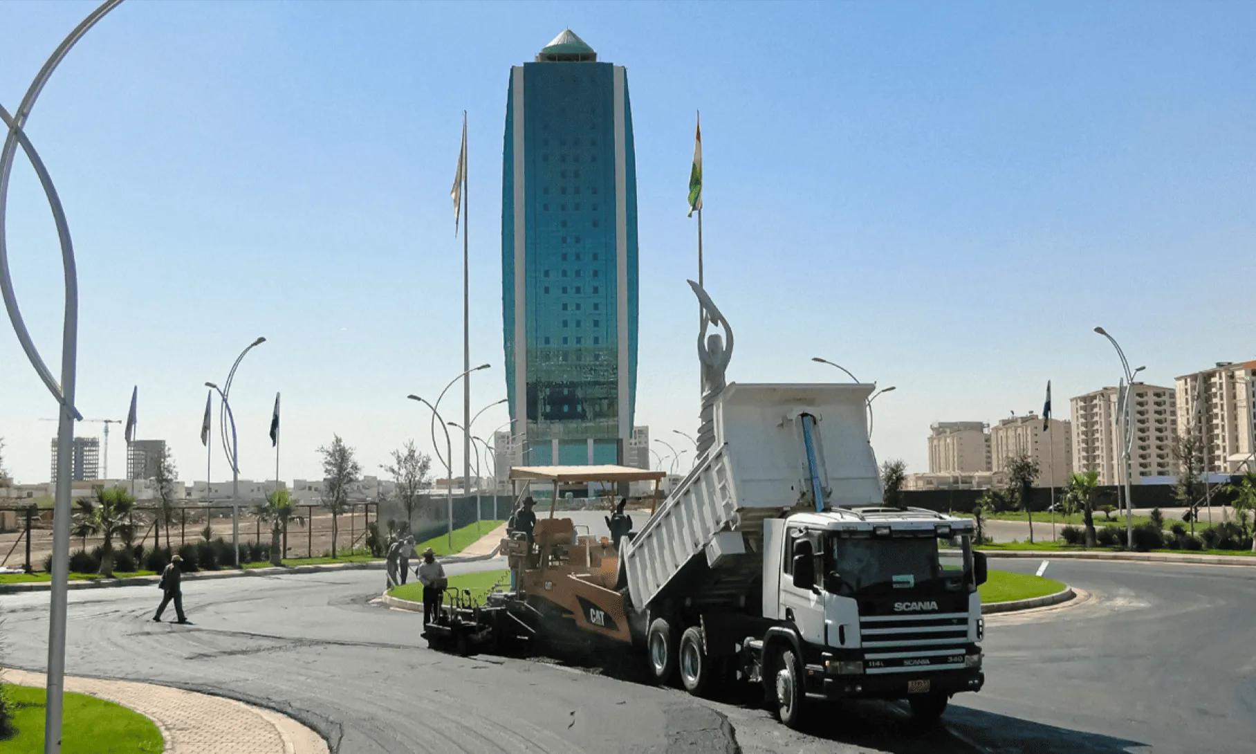 Road construction